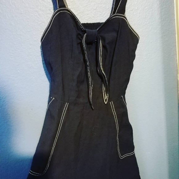 Adorable navy blue  dress - Picture 2 of 2